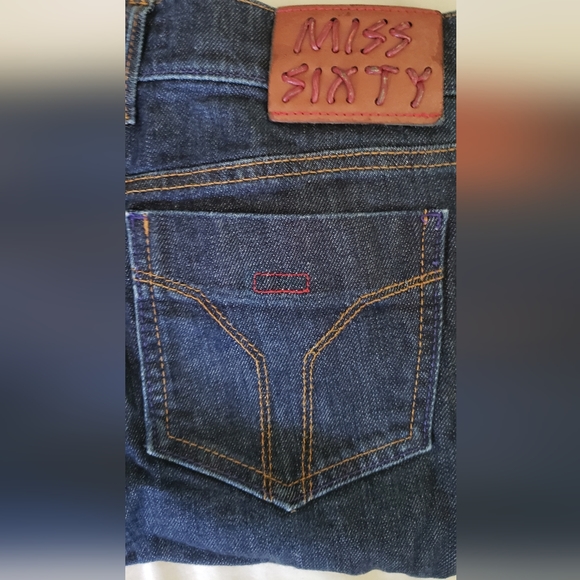 Vintage Miss Sixty Collection Y2K era, dark denim wash size 32 US - Picture 4 of 7